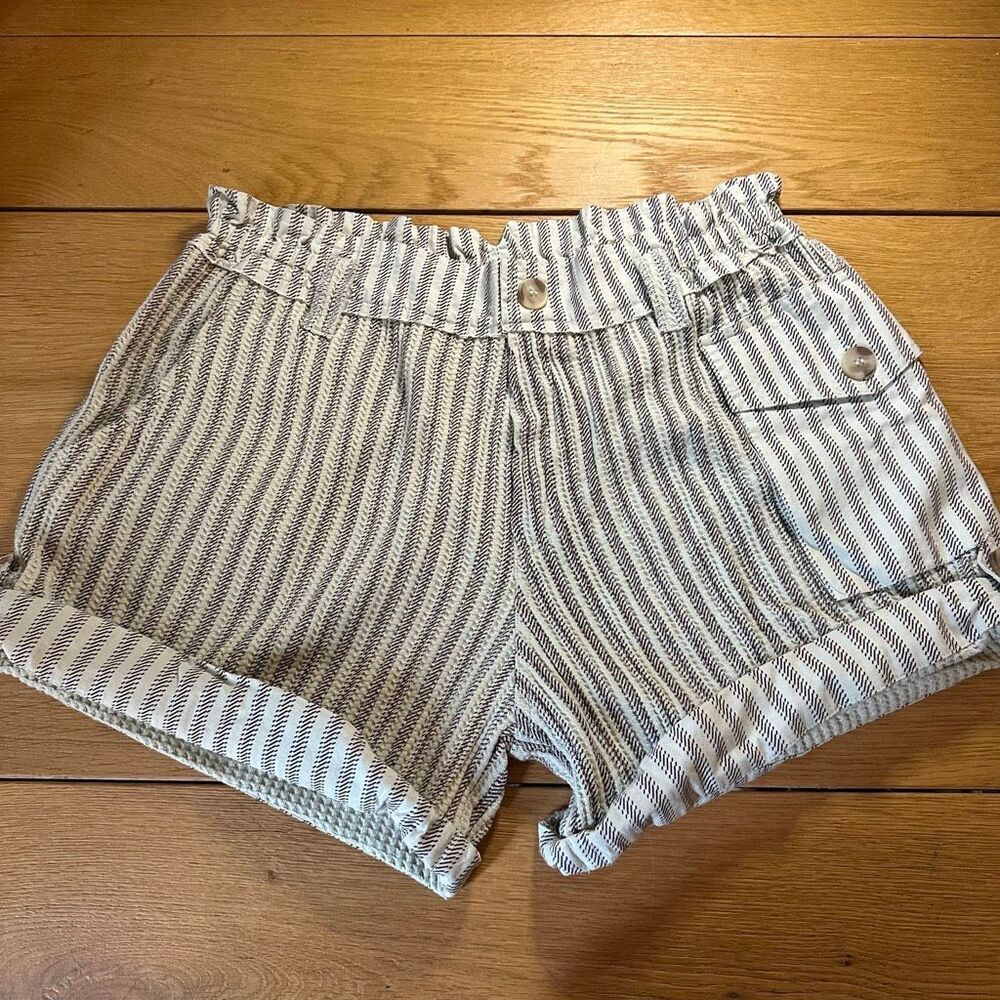 Free People Harriet striped shorts small pinstripe